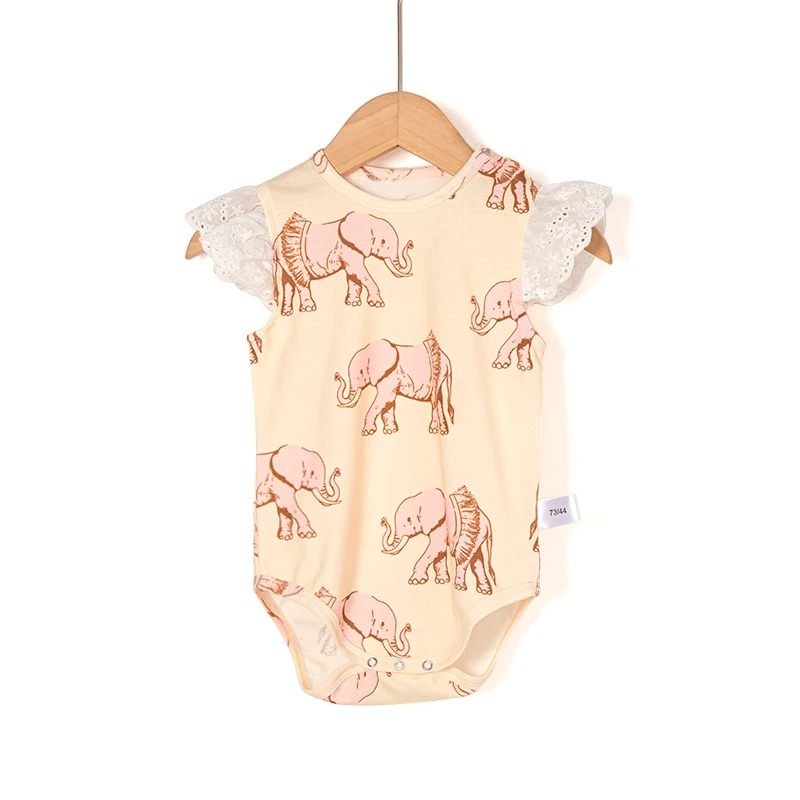 Cotton Romper Baby Bodysuit Baby Clothing Baby Jumpsuit Summer Jumpsuit Summer Infant Baby Girls Romper Flutter sleeve cotton Romper Bodysuits Fashion Kawaii Baby Clothes