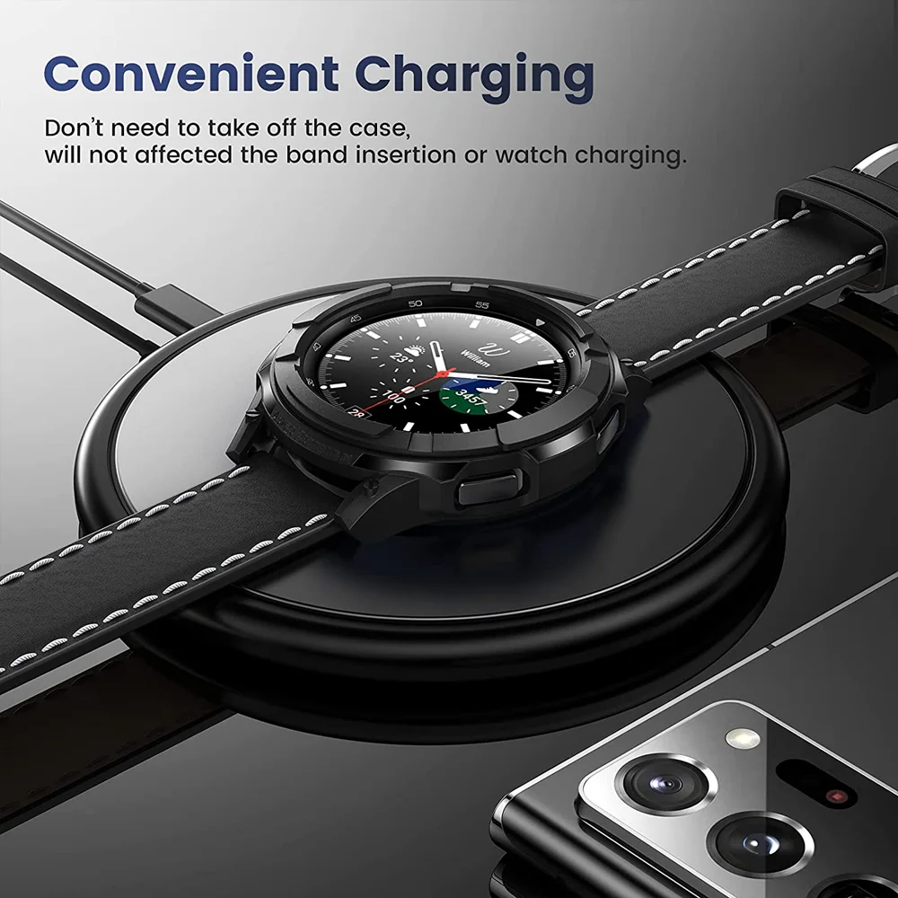 Case for Samsung Galaxy watch 4 classic 46mm/42mm TPU Plated all-around Anti-fall cover bumper Samsung Galaxy watch 4 40mm 44mm watch cover watch protective case watch case watch protective cover tpu protective case watch accessories