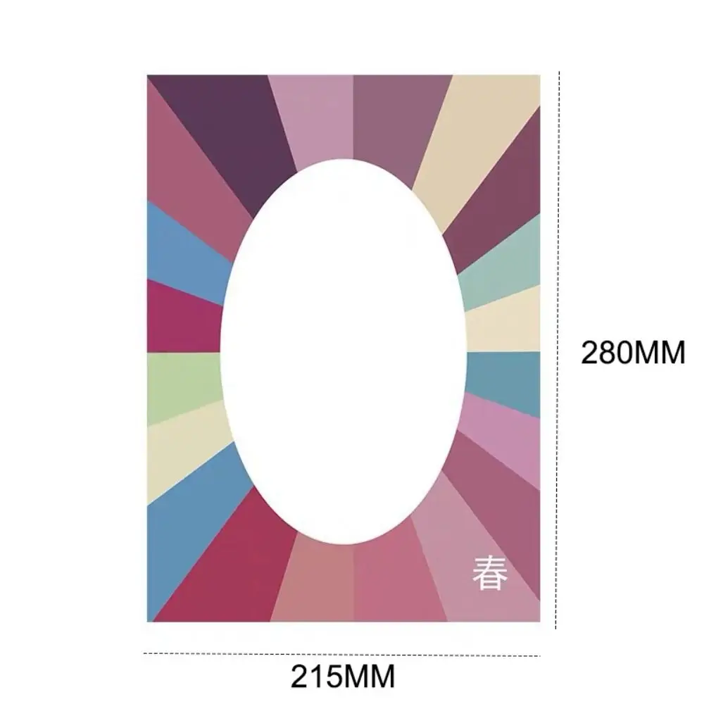 Spring Summer Autumn Winter Skin Color Self Test Card Sample Designer Paint Cold Warm Color Cards Personal Cardboard