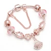 BAOPON-Bracelets à breloques coeur d'amour pour femme, perles Marano bricolage, bracelet fin, bijoux de mariage pour femme, amoureux, 2024