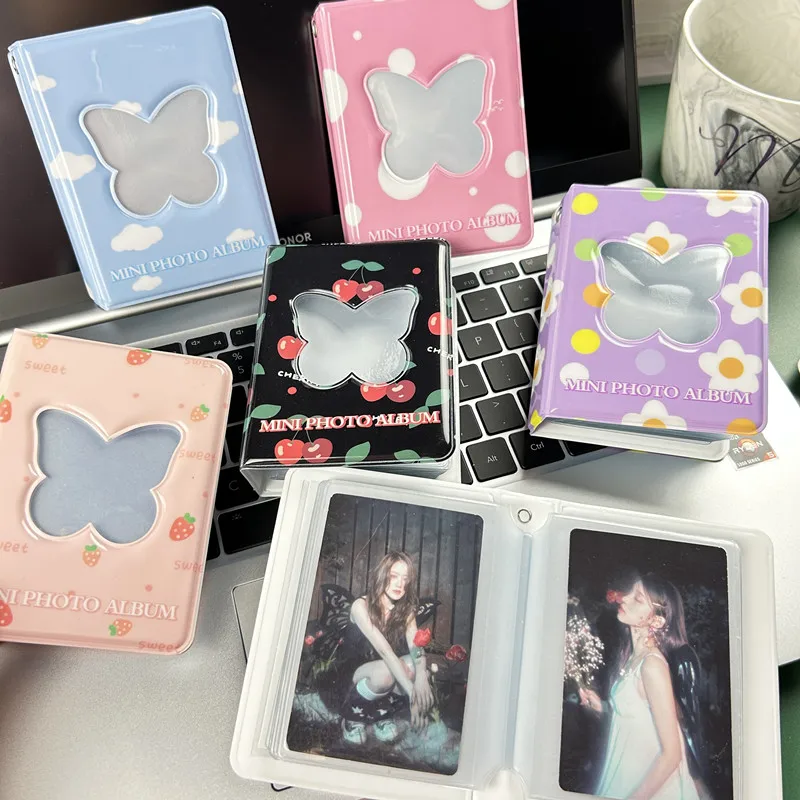 3-Inch Mini Photo Album 40 Pockets Cartoon Album Photo Photocard Holder Book Collect Kpop De Fotos Kpop Photocard Binder