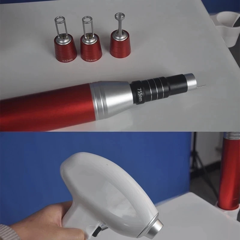 Máquina da remoção do tatuagem do laser do picosegundo, 2 em 1, 1200W, laser do diodo, 3 comprimentos de onda, 755, 808, 1064, remoção permanente da