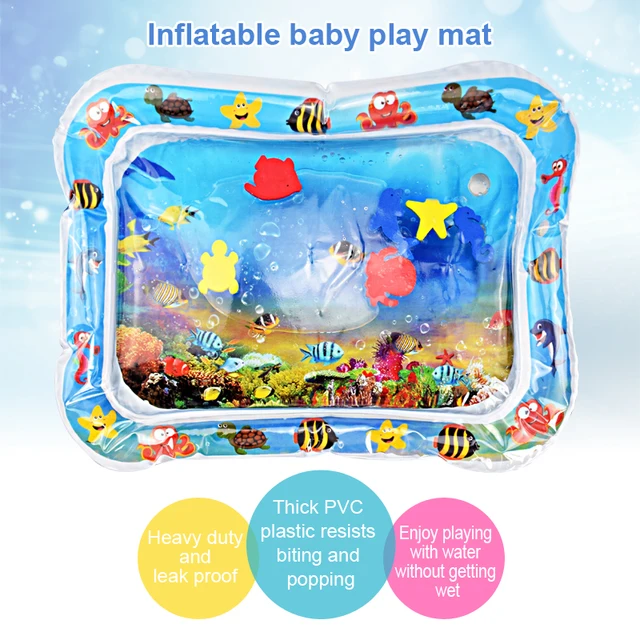 Baby Water Mat Inflatable Cushion Infant Toddler Water Play Mat for Children Early Education Developing Baby Toy Summer Toys 5