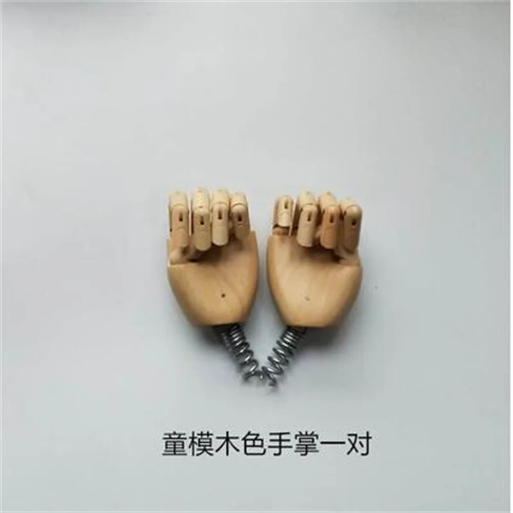

Half Body Wooden Hand Mannequin for Child, Mannequin Cloth for Spring Girl, Hand Movable Joint Nuts Bolts Pins,1pair,B051