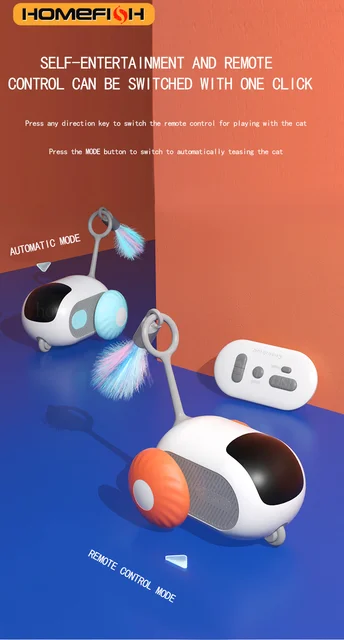 Interactive Remote-Control Pet Car 2