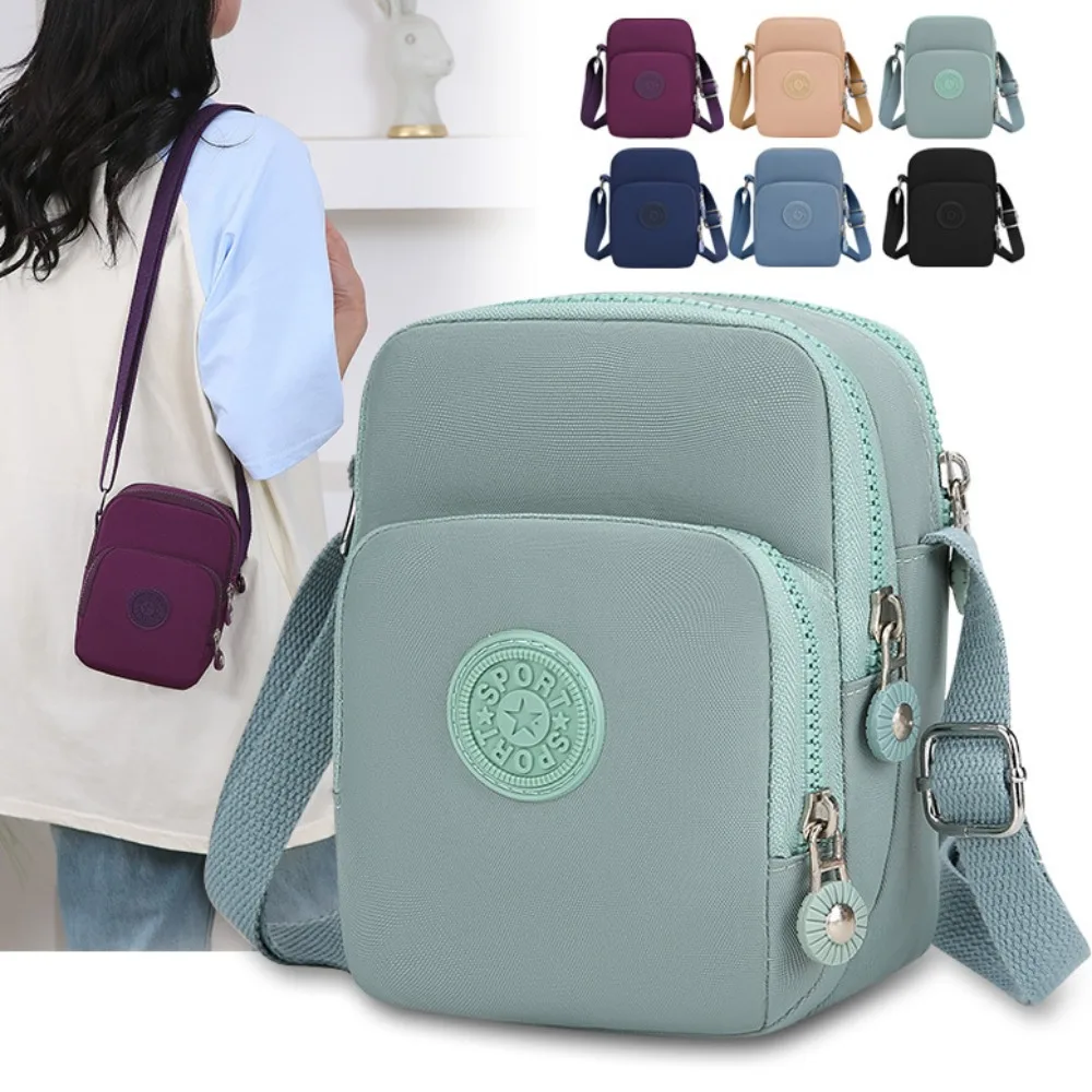 Neue Frauen Handy Tasche Nylon Handy Tasche Geldbörse Riemen Schulter Tasche Kleine Umhängetaschen für Frauen Brieftasche Reise Geldbörse