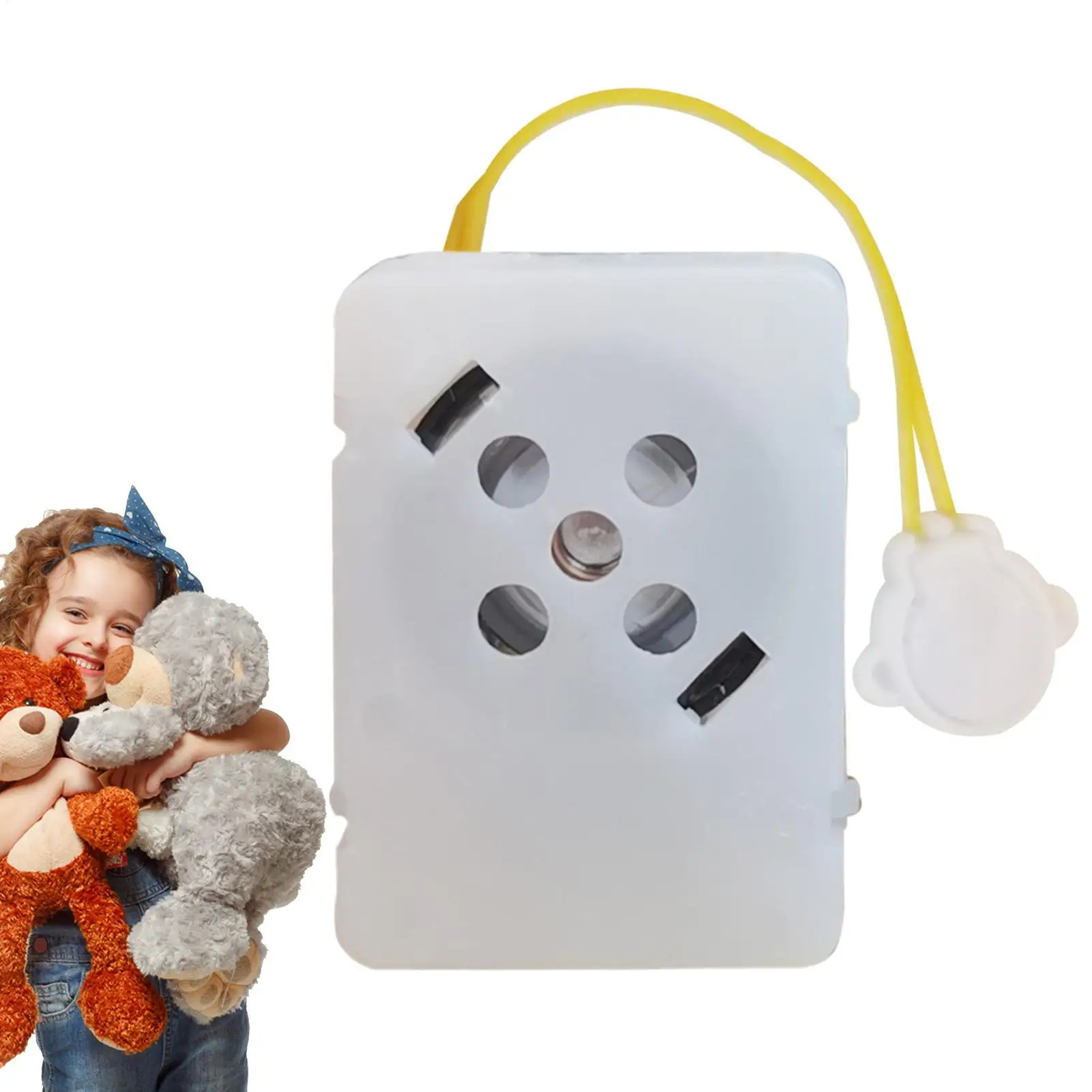 Stuffed Animal Sound Recorder Sound Module Plush Toy Voice Message Recorder Device Recording Device With Clear Voice Box
