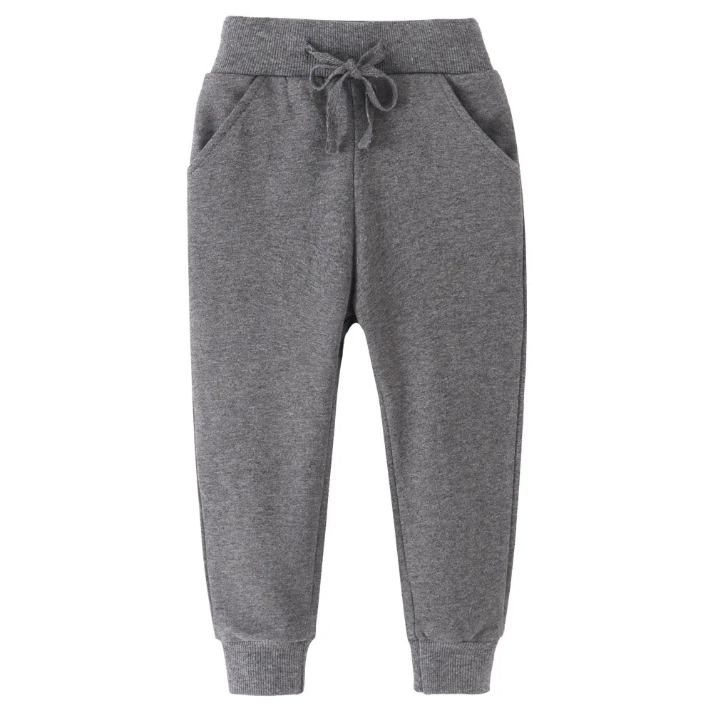 2-7 Jahre Herbst Frühling Grüne Einfarbige Kinder-Jungen-Jogginghose Modische Sporthose Baby Kordelzug Einfarbige Lange Hose – Detail 10
