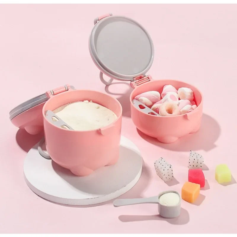 Children's Milk Powder Storage Box Baby Portable Rice Noodles Packaging Box Newborn Sealed Milk Powder Tank Formula Storage