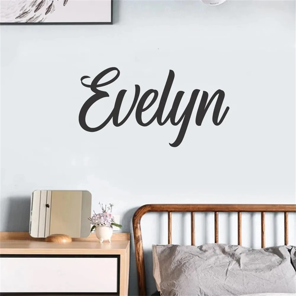 Name Wall Decal Children's Bedroom Vinyl Art Sticker Personalized Baby Name Playing Room Decor wall stickers children room decoration