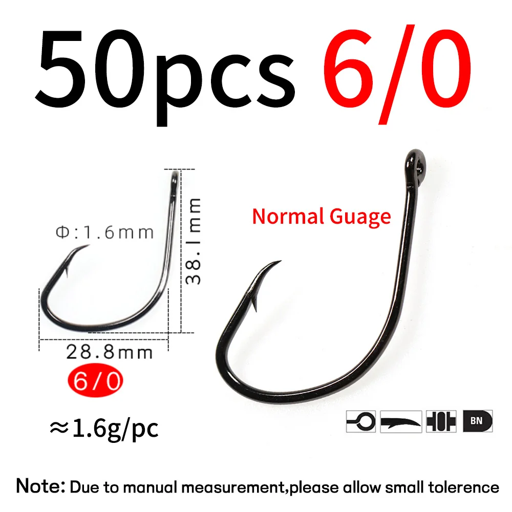 20pcs Fishing 4x strong offset circle hook 4/0 5/0 6/0 7/0 8/0 9/0