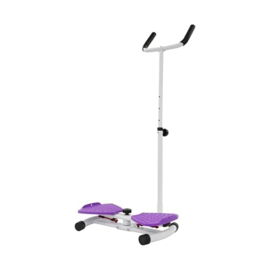 Waist Twisting Machine with Handlebar, Ab Twist Board with Adjustable Height Handle, 330 lbs Capacity Waist Twister for Women Be