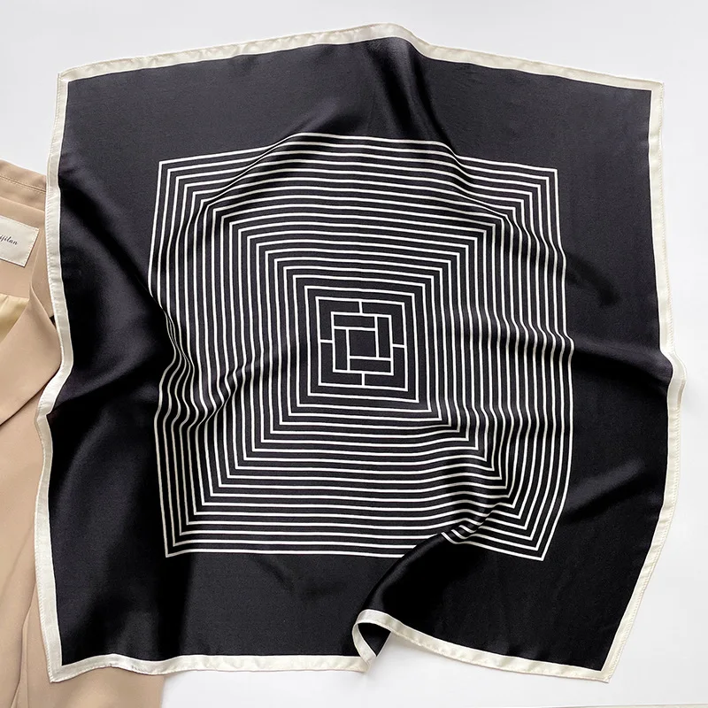 100% Mulberry Silk Square Scarf for Women