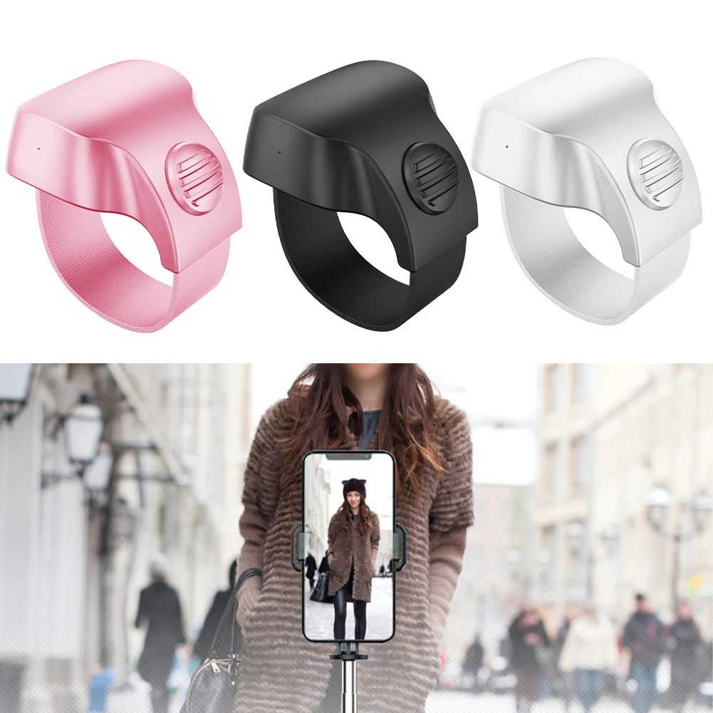 Remote Control Button Capture Moments Wireless Camera Controller For Selfies Compatible With All Smartphones