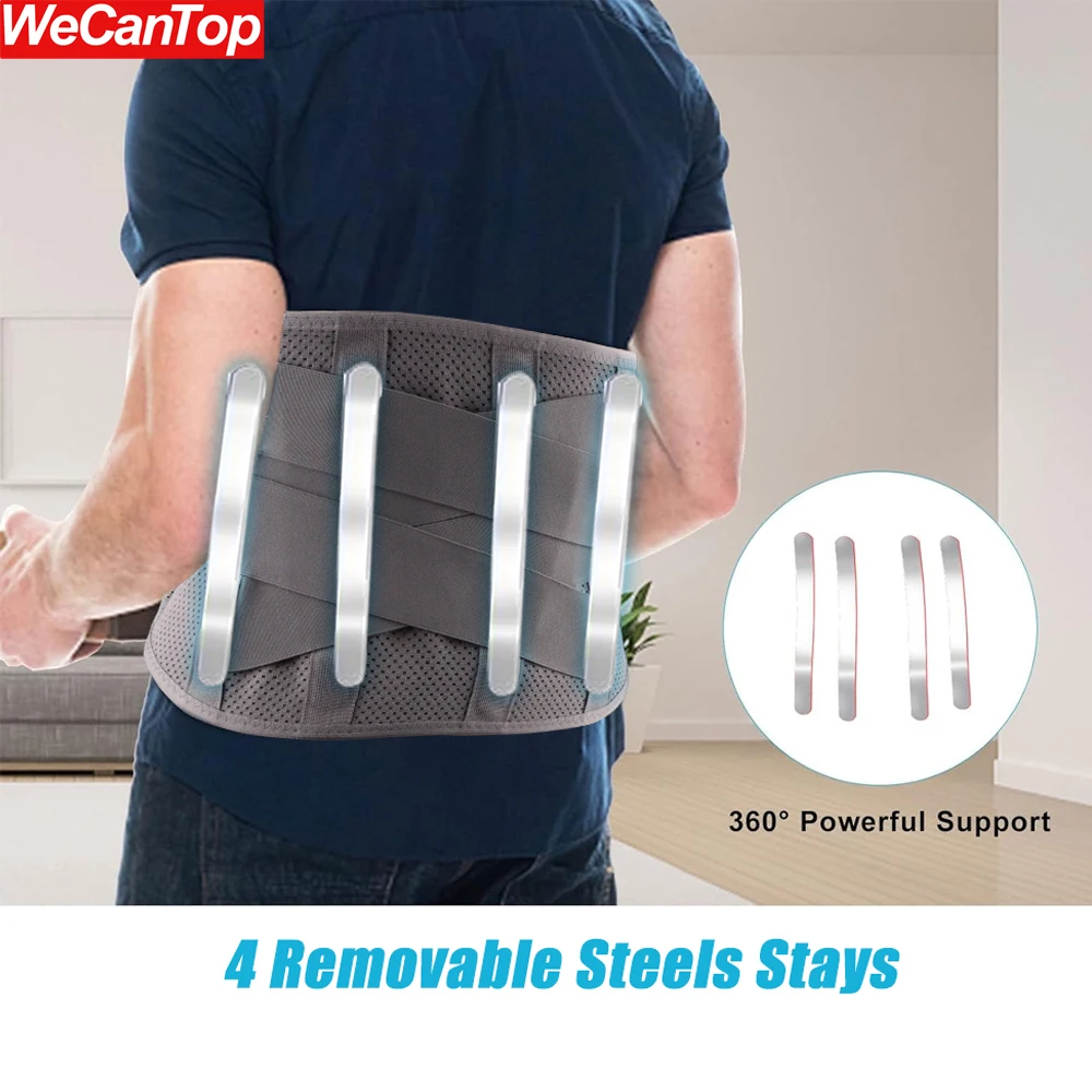 

1PC Back Brace for Lower Back Pain,Immediate Pain Relief from Sciatica,Scoliosis,Breathable Waist Lumbar Support Belt for Adult