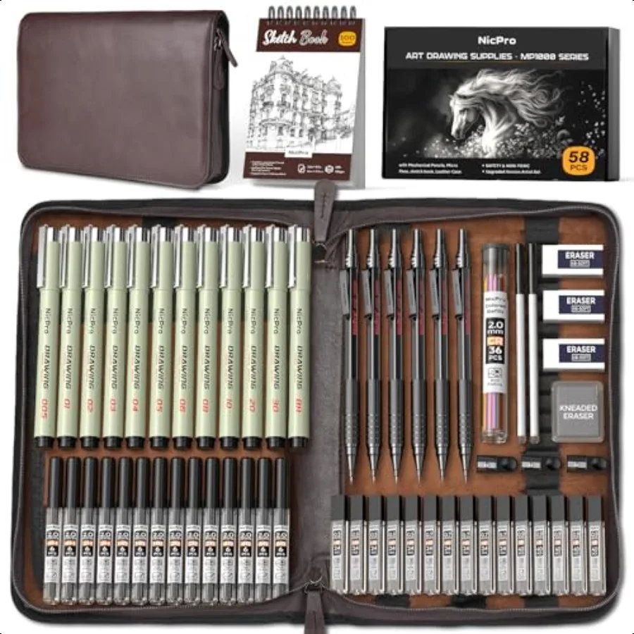 58PCS Mechanical Pencil Set 1