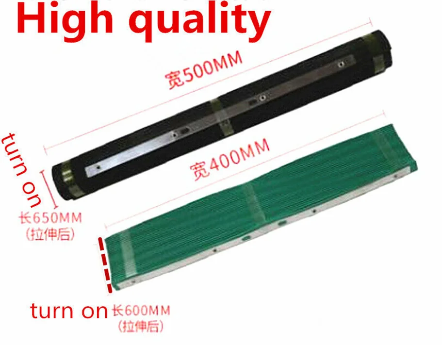 

CNC Milling Machine Accordion Way Rubber Cover Set Front Back For Bridgeport Mill Part