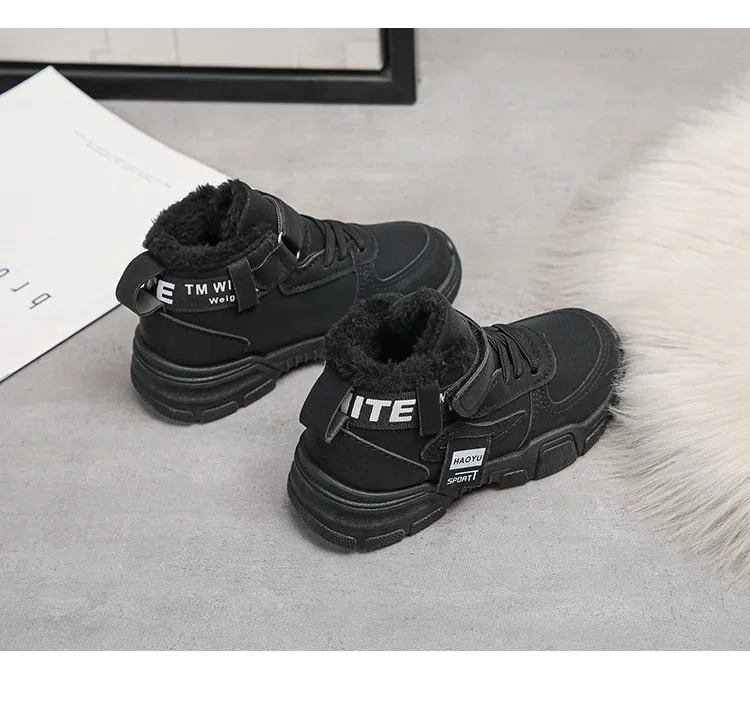 Children Winter Boots – Waterproof Kids Snow Boots With Plush Lining & Rubber Sole