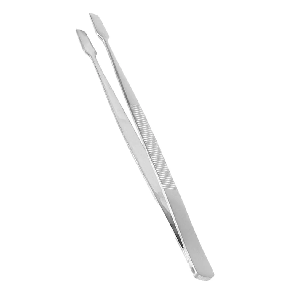 

False Eyelash Tweezer Practical Stamp Nipper Stainless Steel Stamp Tweezer