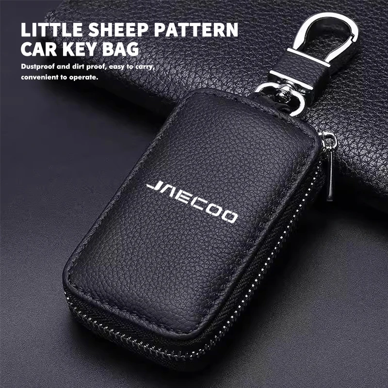 유니버설 자동차 신용 카드 동전 지갑 JAECOO J8 J7 PHEV C9 2WD AWD용 리치 패턴 키 가방