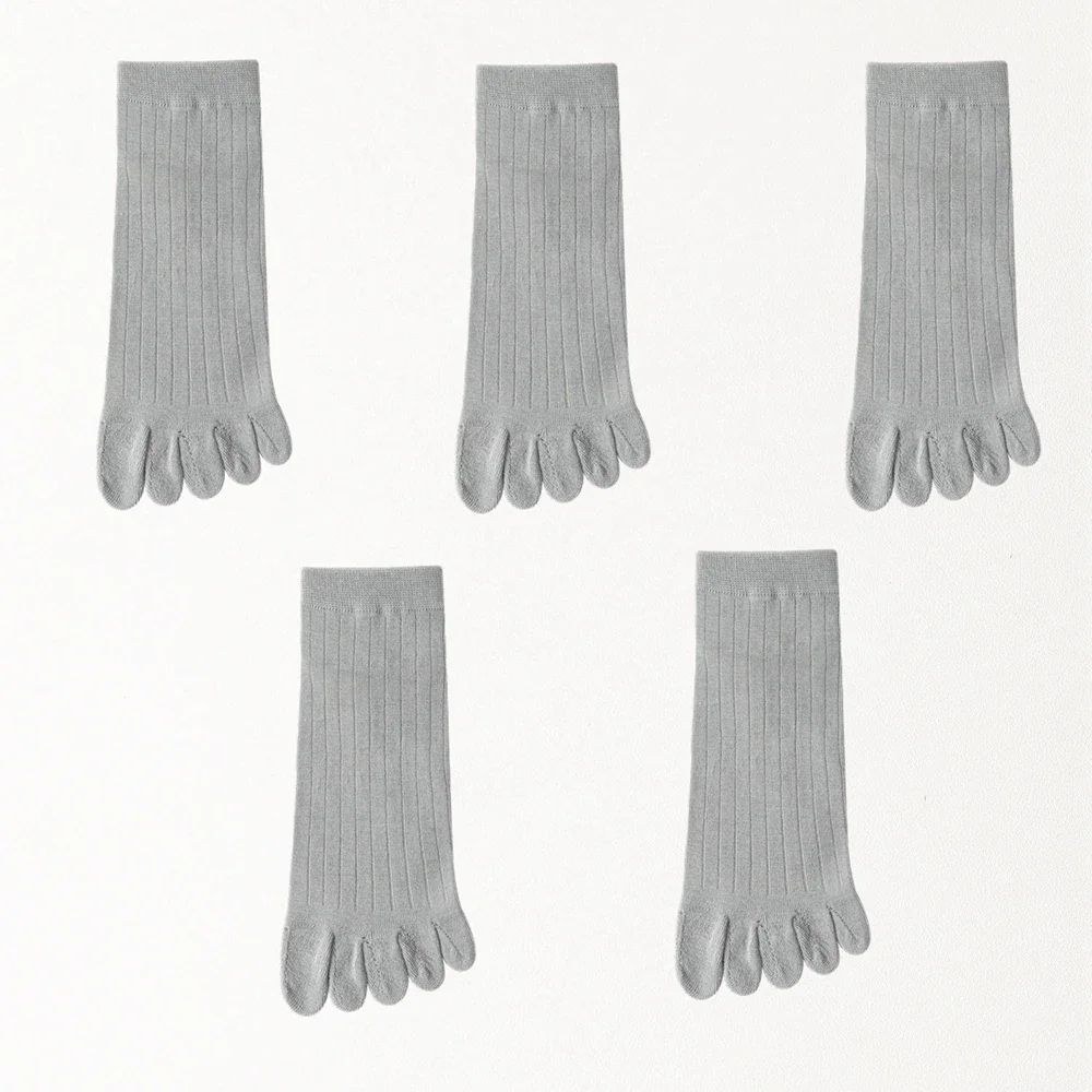 5 أزواج الصيف خمسة أصابع الجوارب للرجال رقيقة القط...