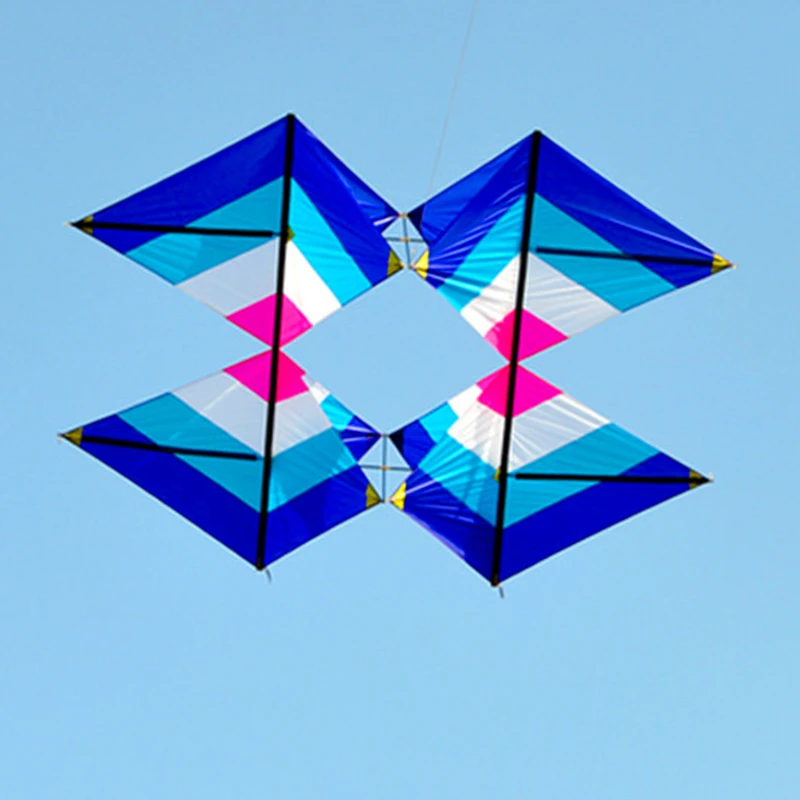 free shipping new 3d delta kite flying outdoor fun toys adults kite pump kevlar line cometas profesionales toy sports windsurf 4