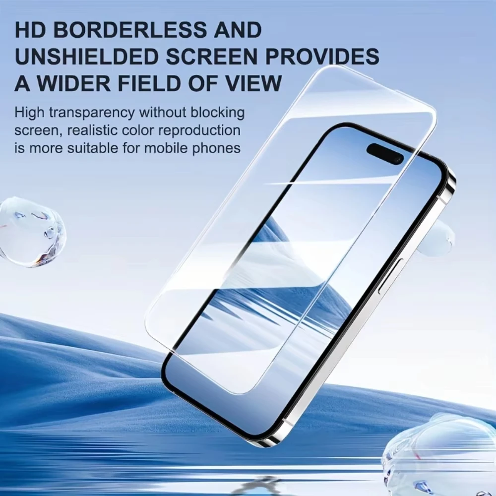 Premium Tempered Glass Screen Protectors - 1-5 Pack, Shatterproof and Ultra-Clear