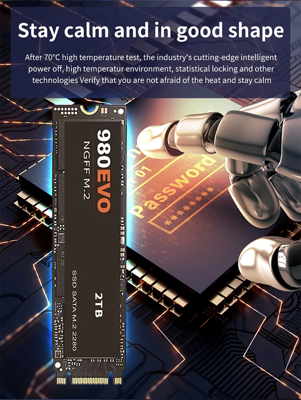 Original M.2 Internal SSD HDD for PS5 Laptop Desktop PC 8TB 2TB 4TB 980EVO NGFF m2 990Pro Nvme External Hard Drive