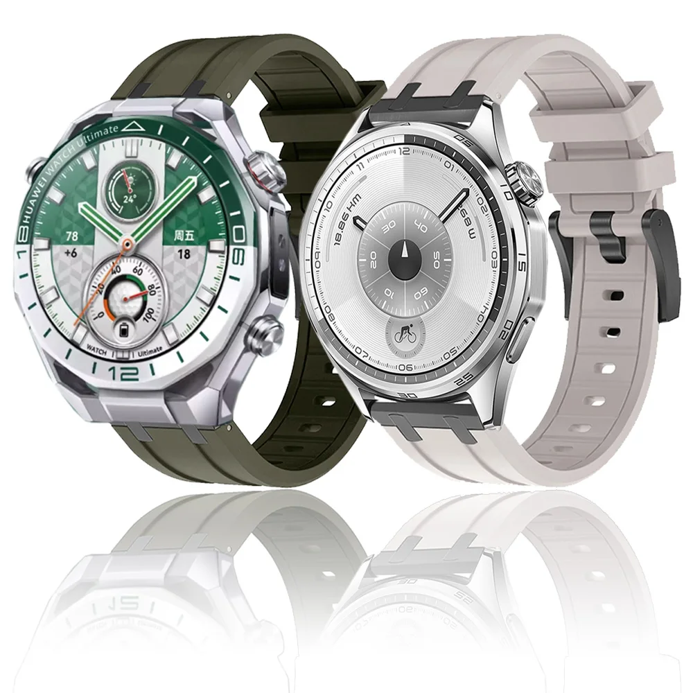 Premium Silicone Watch Strap - High Quality Replacement Band, 22mm/20mm, Multiple Styles Available