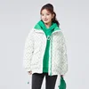Semir Down Jacket Women with Presbyopia All Over Print Oversize Stand Collar Fashionable Winter Raglan Sleeves Warm Trendy Cool 4