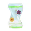 Timer Moving Drip Oil Hourglass Liquid Bubble Kids Toy Home Office Desk Decor 2