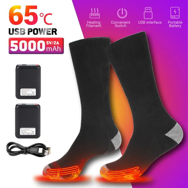 Heated Socks Winter Warm USB Rechargeable: The Perfect Solution for Cold Feet