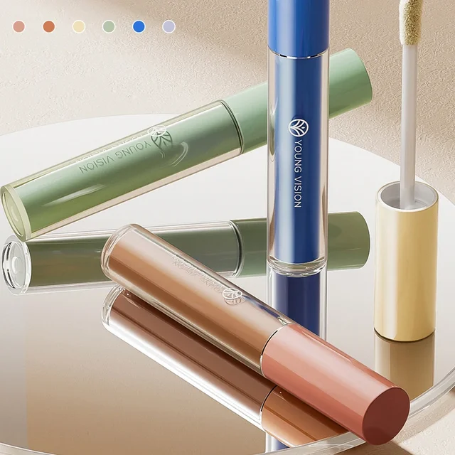 Yellow Orange Liquid Concealer Foundation Primer Base Facial Repair Dark Circles Corrector Skin Tone Purple Brighten Concealer