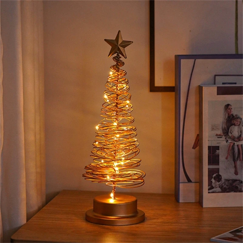 

67JE Christmas Decorations Christmas Tree with LED Light for Home Holiday Party Decor