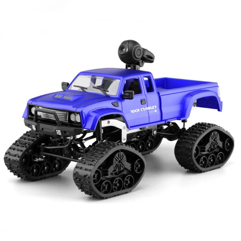 RC Car with 720P Wifi Camera Fayee FY002A 1/16 2.4G 4WD HD WIFI FPV Off-road Military Remote Control Truck W/LED Light RTR Toy 6