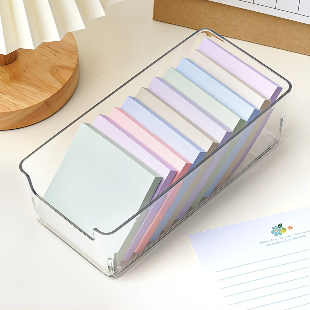 1pc Clear Stationery Storage Box Stationery Holder AliExpress