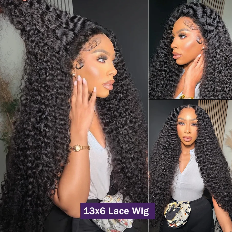 Lace Front Wig Wigirl 360 Full Lace Front Wig Deep Wave Human Hair Pre Plucked For Women 30 32 Inch Curl 13x4 13x6 Lace Frontal lace front wig