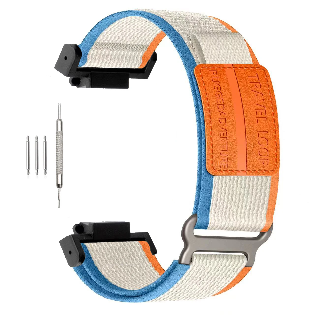 Durable 16mm Travel Loop Nylon Watch Strap - Sports Band Accessory