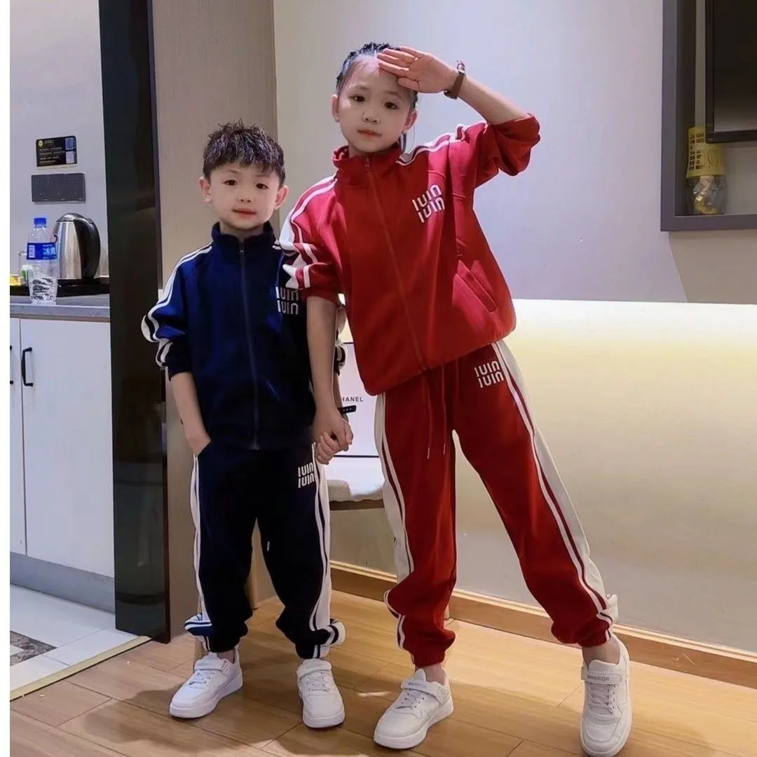 

Children New Autumn Spring Cotton Casual Sportswear Korean Style Trend Outifts Suits 3-13 Years Kids Ootd Children Clothing Sets