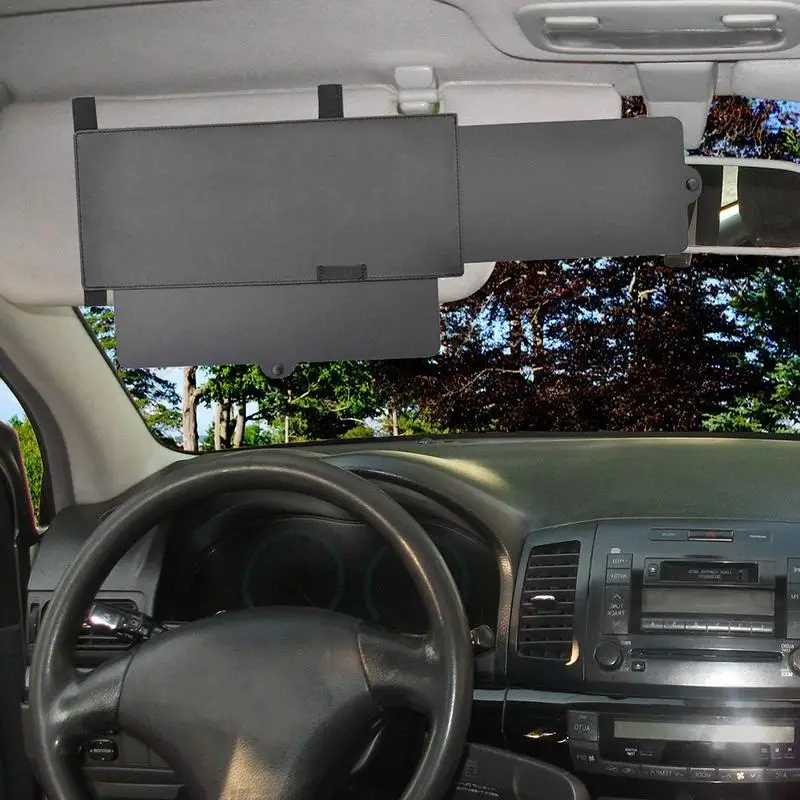 Car Sun Blocker Anti-glare Window Sunshade Car Sun Visor Extender UV Rays  Blocker Universal For Cars Sun Visor Auto Accessories