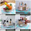 Rotating Tray Spice Rack Pantry Cabinet Turntable Base Storage Bin Kitchen Organizer For Seasoning Cosmetic Storage Box Gift 4