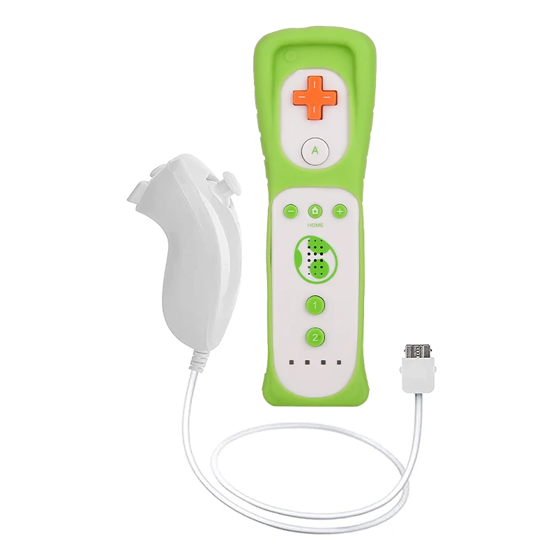 2 in 1 For Nintendo Wii Motion Plus Wireless Remote Controller For Nintend Wii Nunchuck Remote Controle Joystick Joypad 