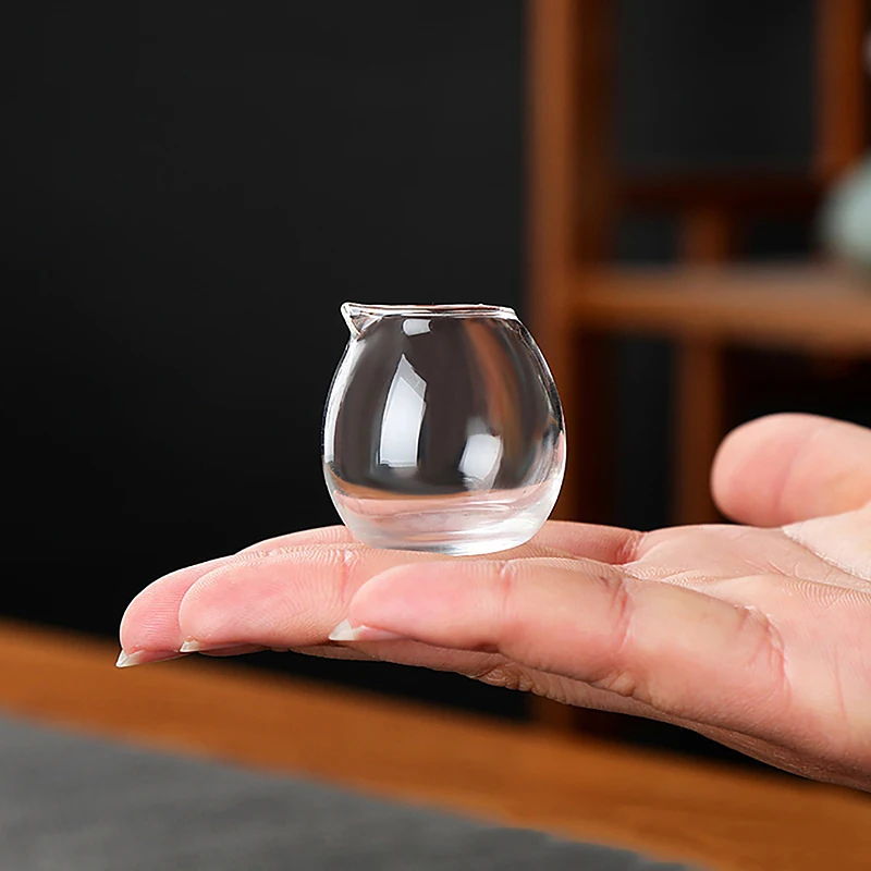 

Glass Milk Jug Mini Suger Bowl Heat Resistant Handmade Clear Thickened Bottom Coffee Tool For Home Restaurant Cafe