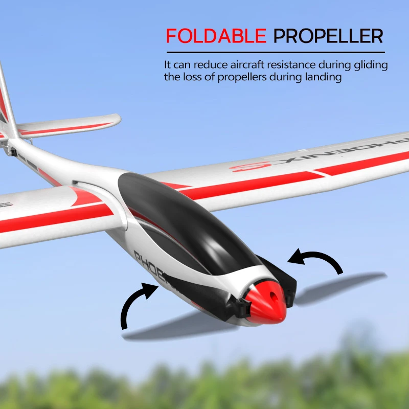 Volantex 1600mm 1.6m Rc Aircraft Model Airplane Epo Foam Rc Model Airplane Glider Pnp Phoenix S 742-7 4