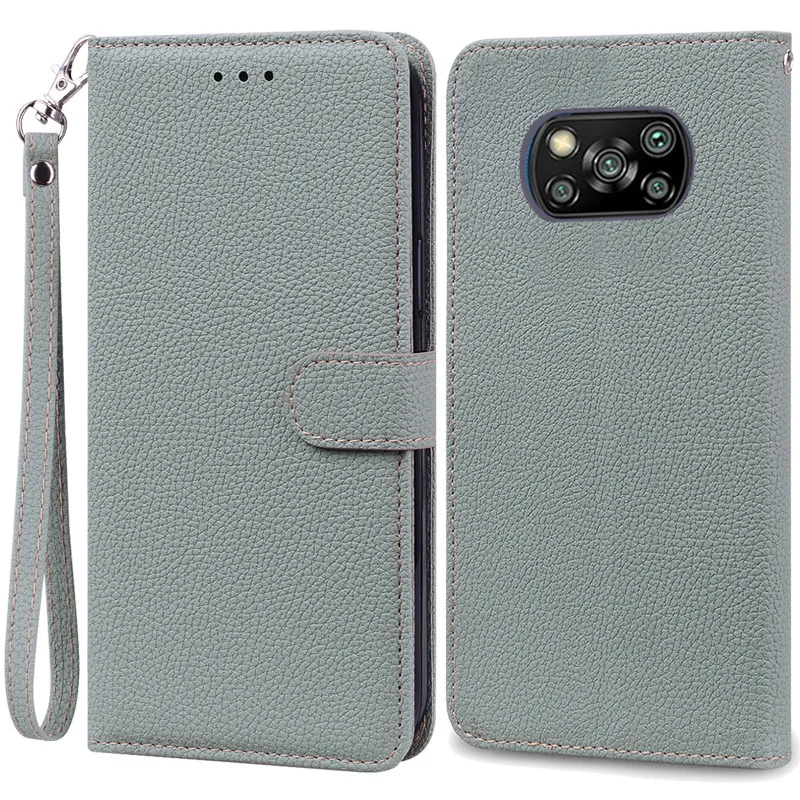 thumbnail image 1 of for Xiaomi Poco X3 NFC case x 3 GT x3 Pro fundas wallet flip leather phone cover Luxury coque for xiaomi poco x3 pro case cover, 1 of 5