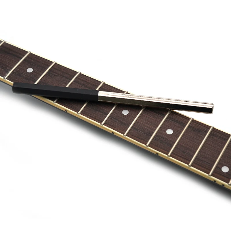 Guitar Fret Tools Crowning File Fret Dressing File with 3 Size Edges Luthier Tools for Guitar Polishing Parts