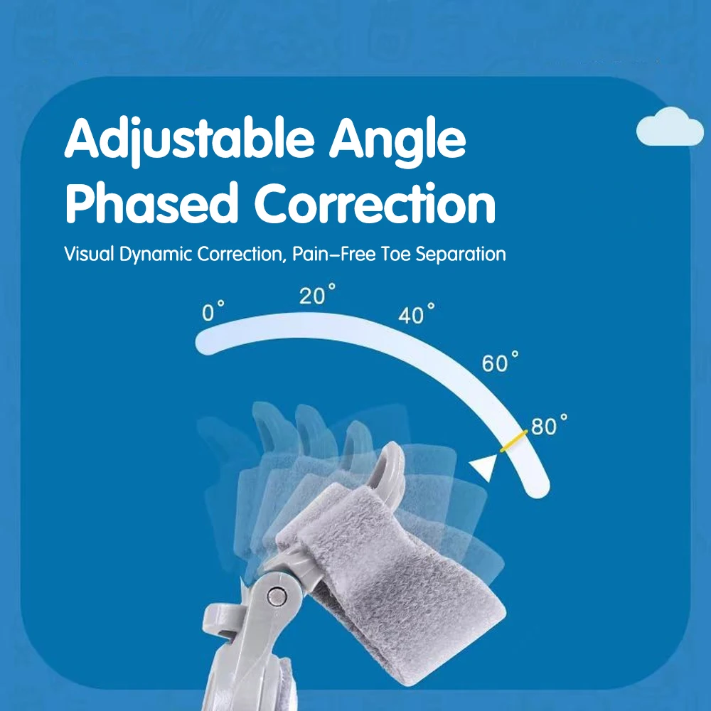 Toe Separator Bunion Corrector Bunions Big Toe Separators Halux Toe Spreader Finger Straightener Toe Hallux Valgus Corrector