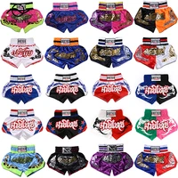 Muay Thai Shorts Professional Kick Boxing Pants Men Women Kids Embroidery Gym Martial Arts Grappling Kickboxing Training Clothes 1