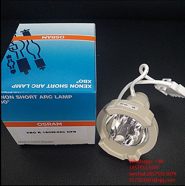 

Для Osram XBO R 180 Вт/45C DC,180 Вт ксеноновая лампа с короткой дугой, эндоскоп хирургический микроскоп, XBOR180W/45 C OFR,ZEISS S88 MGB лампочка