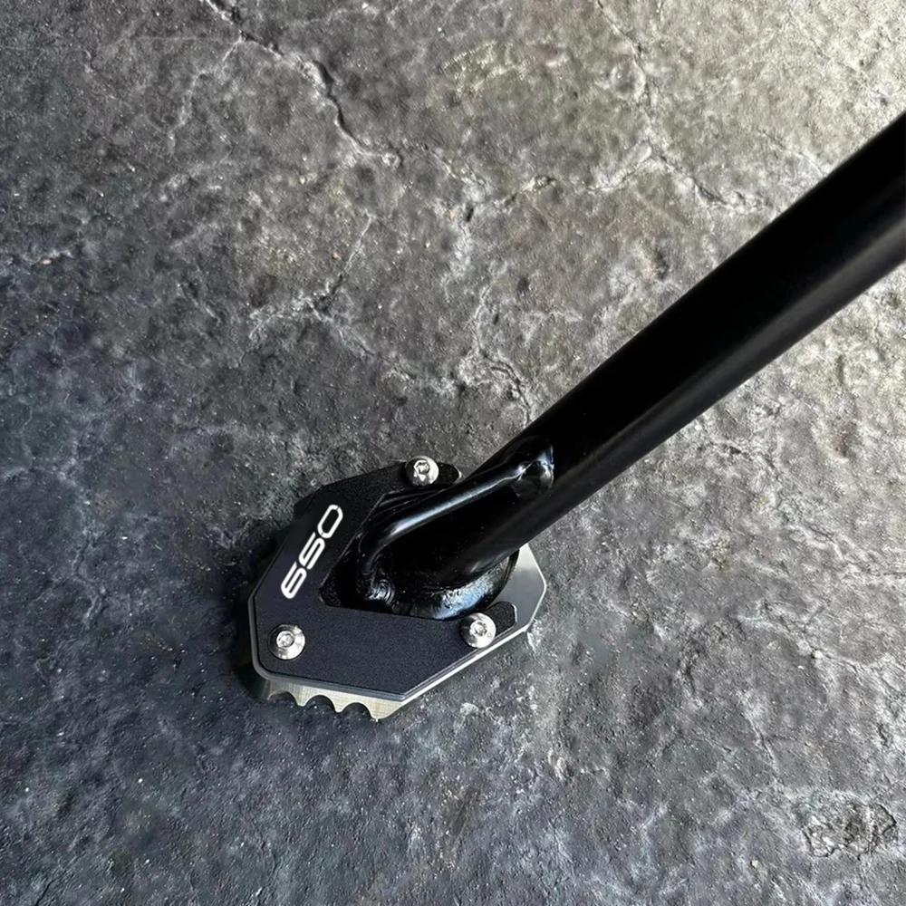 Motorcycle Kickstand Side Stand Extension Pad - Enhanced Stability and Support